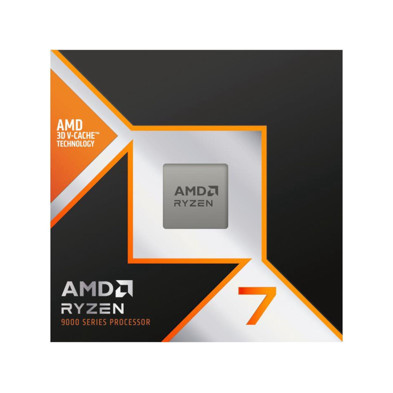 AMD Ryzen 7 9800X3D Processor with Radeon Graphics (8 Cores, 16 Threads, Max. Boost Clock Up To 5.2GHz, AM5 Socket and 104MB Cache)